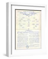 Football Programme-null-Framed Giclee Print