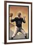 Football - Quarterback-Lantern Press-Framed Art Print