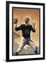 Football - Quarterback-Lantern Press-Framed Art Print