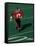 Football Running Back in Action-null-Framed Stretched Canvas