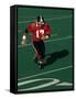Football Running Back in Action-null-Framed Stretched Canvas