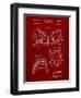 Football Shoulder Pads Patent-Cole Borders-Framed Art Print