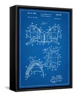 Football Shoulder Pads Patent-null-Framed Stretched Canvas