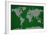 Football Soccer Balls World Map-Michael Tompsett-Framed Art Print