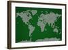 Football Soccer Balls World Map-Michael Tompsett-Framed Art Print