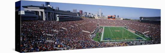 Football, Soldier Field, Chicago, Illinois, USA-null-Stretched Canvas