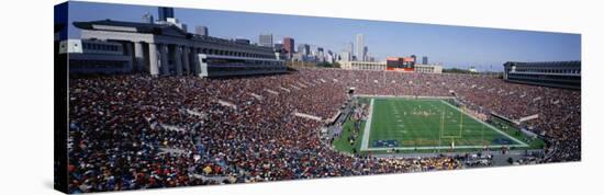 Football, Soldier Field, Chicago, Illinois, USA-null-Stretched Canvas