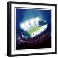 "Football Stadium at Night,"October 1, 1938-Wesley Neff-Framed Giclee Print