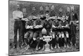 Football Team of the 1st Royal Scots (Lothian Regimen), 1896-null-Mounted Giclee Print