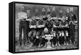 Football Team of the 1st Royal Scots (Lothian Regimen), 1896-null-Framed Stretched Canvas