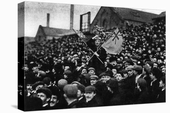 Football: the Cup Tie Crowd at Derby, 1903-null-Stretched Canvas