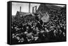 Football: the Cup Tie Crowd at Derby, 1903-null-Framed Stretched Canvas