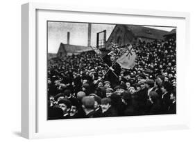 Football: the Cup Tie Crowd at Derby, 1903-null-Framed Photographic Print