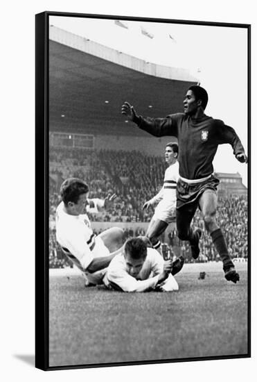 Football World Cup 1966 Portugal 3 Hungary 1. in Manchester-null-Framed Stretched Canvas