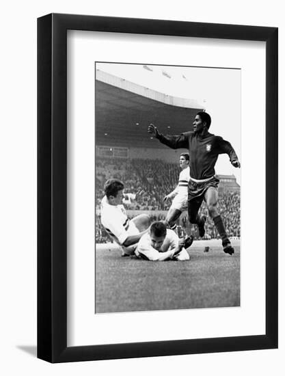 Football World Cup 1966 Portugal 3 Hungary 1. in Manchester-null-Framed Photographic Print