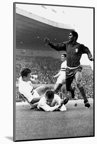 Football World Cup 1966 Portugal 3 Hungary 1. in Manchester-null-Mounted Photographic Print