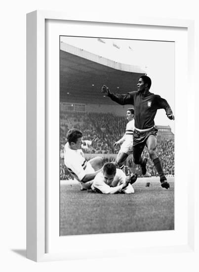 Football World Cup 1966 Portugal 3 Hungary 1. in Manchester-null-Framed Photographic Print