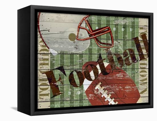 Football-Karen Williams-Framed Stretched Canvas