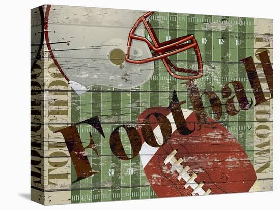Football-Karen Williams-Stretched Canvas