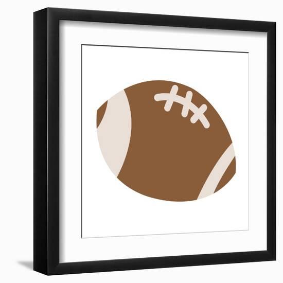 Football-Jace Grey-Framed Art Print