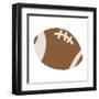 Football-Jace Grey-Framed Art Print