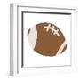 Football-Jace Grey-Framed Art Print