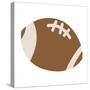 Football-Jace Grey-Stretched Canvas