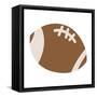 Football-Jace Grey-Framed Stretched Canvas