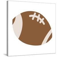 Football-Jace Grey-Stretched Canvas