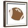 Football-Jace Grey-Framed Art Print