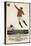 Footballer Leaps for the Ball on a Poster for a Norwegian Sports Calendar-null-Stretched Canvas