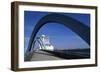 Footbridge in the Nagoya Port District, Honshu, Japan-null-Framed Giclee Print