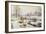 Footbridge in Winter-Stanley Cooke-Framed Giclee Print