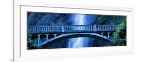 Footbridge Multnomah Falls, OR-null-Framed Photographic Print