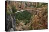 Footbridge over Blyde River, Blyde River Canyon Reserve, South Africa-David Wall-Stretched Canvas