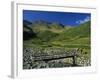 Footbridge over Oxendale Beck Near Crinkle Crags, Lake District National Park, Cumbria, England, UK-Maxwell Duncan-Framed Photographic Print