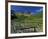 Footbridge over Oxendale Beck Near Crinkle Crags, Lake District National Park, Cumbria, England, UK-Maxwell Duncan-Framed Photographic Print