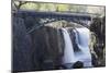 Footbridge Over The Great Falls, Paterson, NJ-George Oze-Mounted Photographic Print