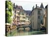 Footbridge Over the Thiou River, Annecy, Haute-Savoie, Rhone-Alpes, France-Ruth Tomlinson-Stretched Canvas