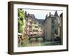 Footbridge Over the Thiou River, Annecy, Haute-Savoie, Rhone-Alpes, France-Ruth Tomlinson-Framed Photographic Print