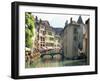 Footbridge Over the Thiou River, Annecy, Haute-Savoie, Rhone-Alpes, France-Ruth Tomlinson-Framed Photographic Print