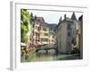 Footbridge Over the Thiou River, Annecy, Haute-Savoie, Rhone-Alpes, France-Ruth Tomlinson-Framed Photographic Print