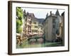 Footbridge Over the Thiou River, Annecy, Haute-Savoie, Rhone-Alpes, France-Ruth Tomlinson-Framed Photographic Print