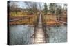 Footbridge-Robert Goldwitz-Stretched Canvas