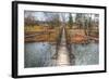 Footbridge-Robert Goldwitz-Framed Photographic Print