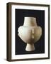 Footed Globular Vase in White Marble from Necropolis of Plastiras in Paros-null-Framed Giclee Print