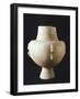 Footed Globular Vase in White Marble from Necropolis of Plastiras in Paros-null-Framed Giclee Print