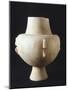 Footed Globular Vase in White Marble from Necropolis of Plastiras in Paros-null-Mounted Giclee Print