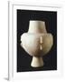 Footed Globular Vase in White Marble from Necropolis of Plastiras in Paros-null-Framed Giclee Print