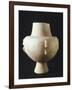 Footed Globular Vase in White Marble from Necropolis of Plastiras in Paros-null-Framed Giclee Print